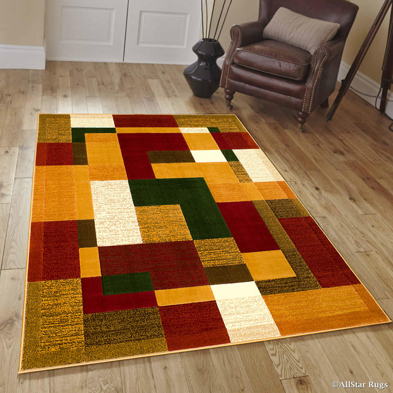 Fuller Geometric Indoor Rug, 3'9" x 5'1"