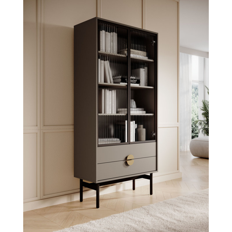 Boarisch Display Cabinet, Beige