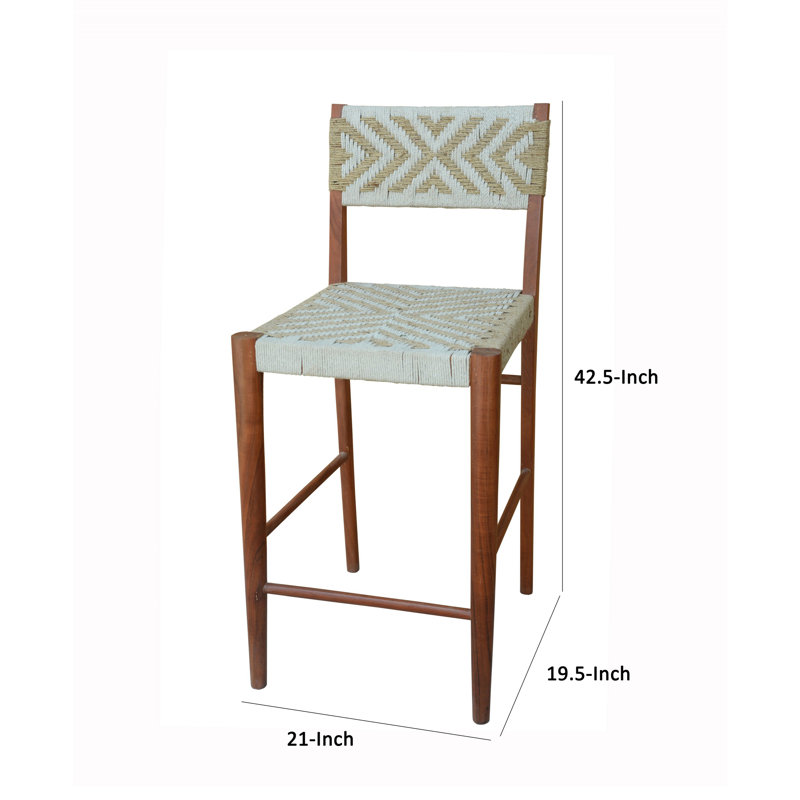 Tabouret en bois massif Cero