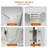 Bellcast 13.4'' W 23.6'' H Frameless Medicine Cabinet Mirror 3 Fixed