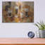  «Abstract Coffee 1» par Silvia Vassileva, art mural en métal, 16 po x 12 po-1251947790