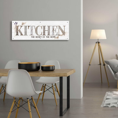 'Kitchen the Heart of the Home' by Susie Boyer, Acrylic Glass Wall Art