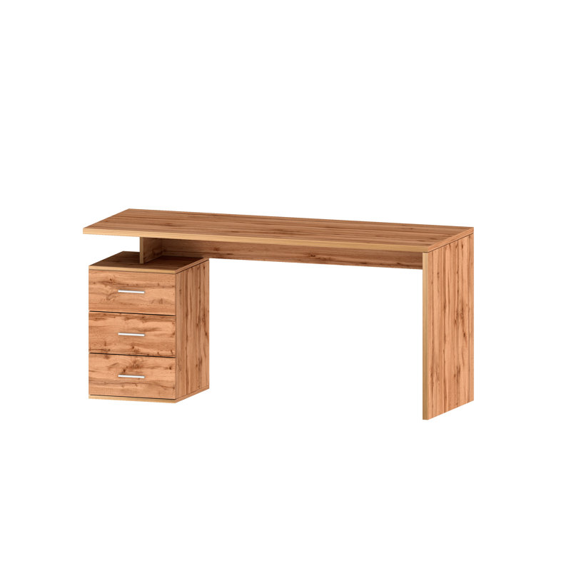 Basim Computer Desk, Brown