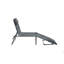 Chaise longue à 5 positions, bain de soleil réglable et pliable