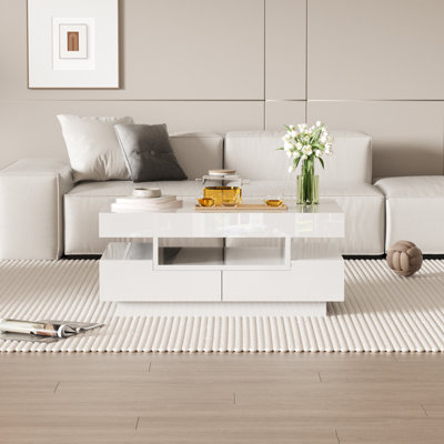 Block Coffee Table with Storage