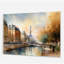 Magnifique paysage pastel de Paris - art mural en acrylique Paris pour le salon-101524712