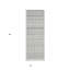 Tapis gris anthracite tissé à plat à la main 8 pi