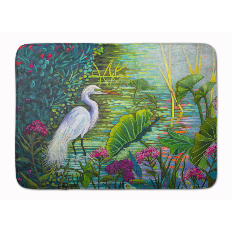 Tapis pour salle de bain Testing the the Waters Heron