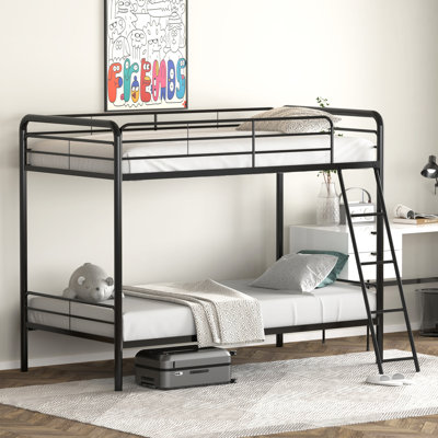 Daury Twin over Twin Metal Bunk Bed
