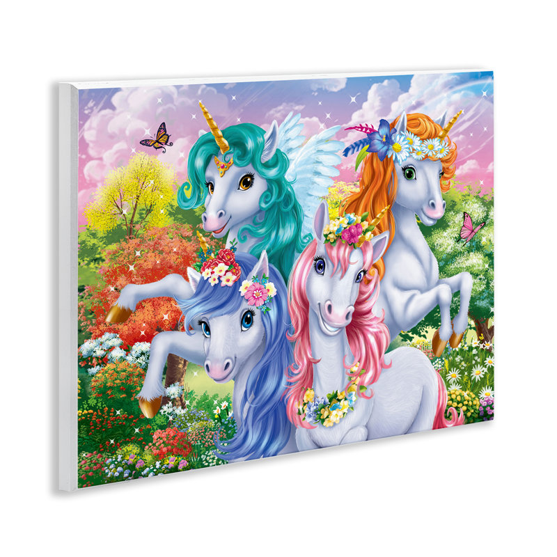  Mignonne licorne, art mural sur toile par Image World