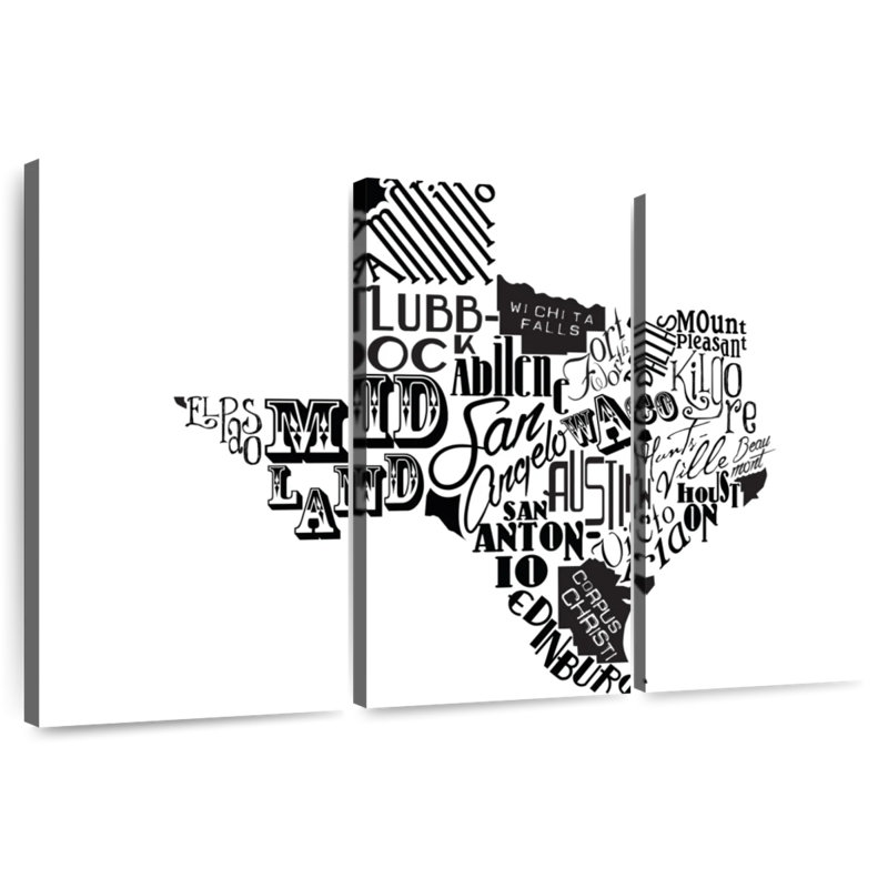Aliaz Texas - noir, H 20 po x l 33 po