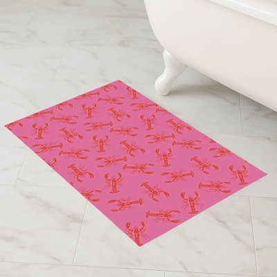 Tapis de bain décoratif homard