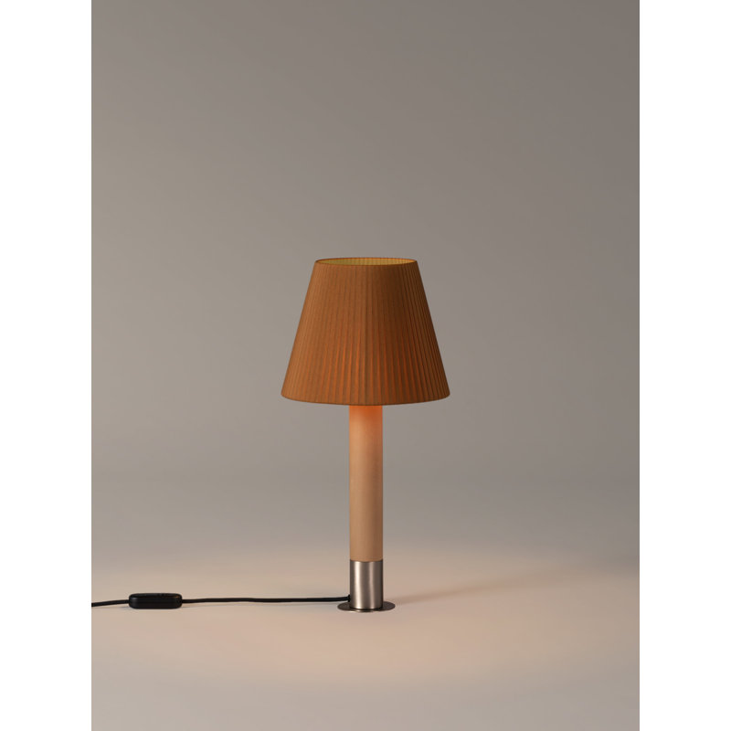 Basica M1 Table , Nickel, Mustard