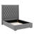 Tall Headboard Upholstered Bed With Handmade Deep Button Tufted-108813556