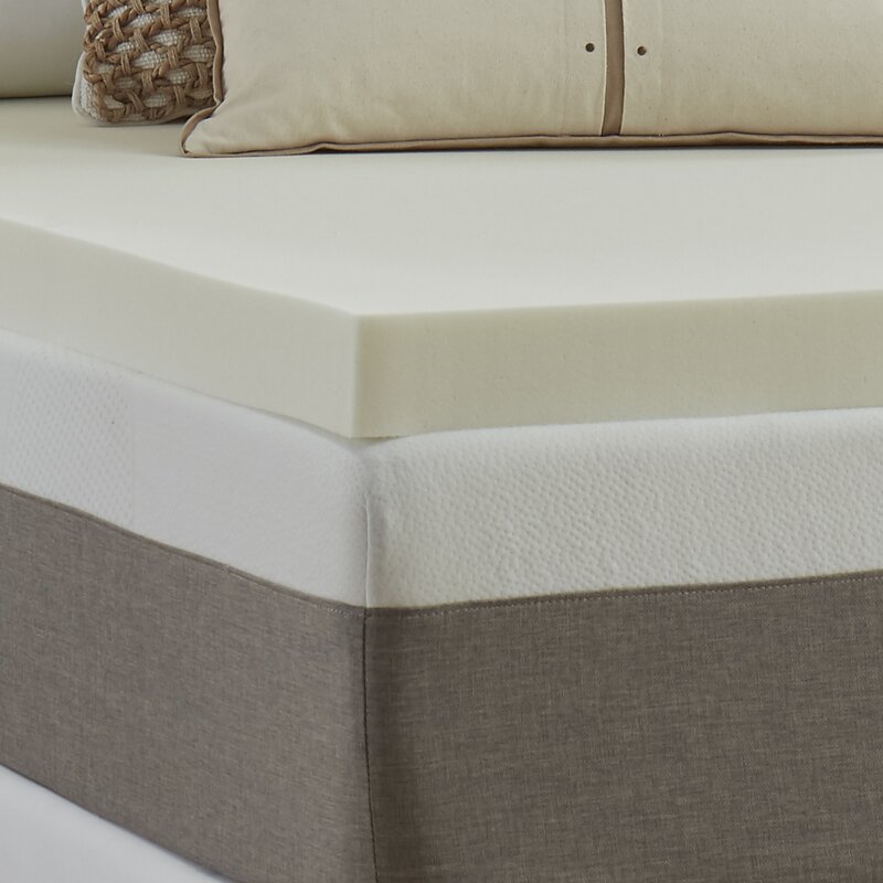 Slumber Solutions 3'' Memory Foam Mattress Topper & Reviews | Wayfair