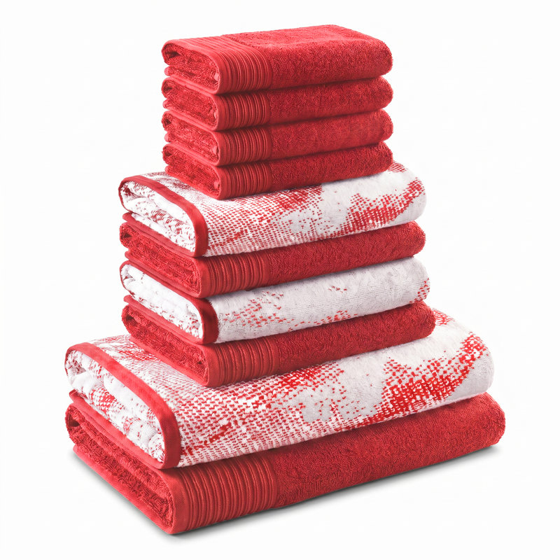 Ensemble de serviettes 100% coton à séchage rapide 500 g / m² Kreager 500 g / m², Terracotta