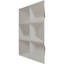 Panneau mural décoratif 3D EnduraWall Stratford l 19 5/8 po x H 19 5/8 po, UltraCover (couvre 2,67 pieds carrés)-123532175