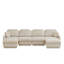 Canapé en U en chenille avec repose-pieds mobile et assise profonde-129744369-129744368