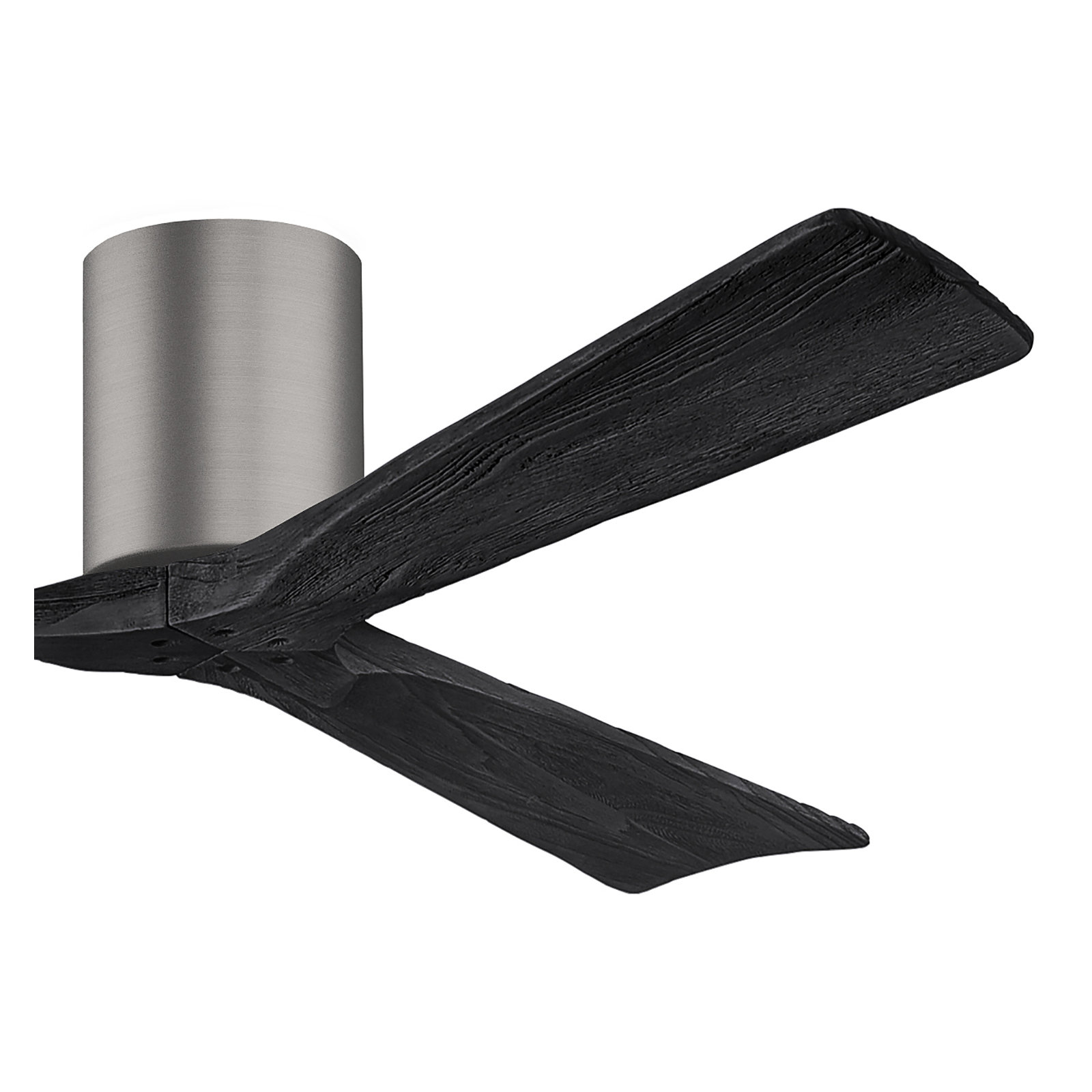 Olivier 3 Blade Ceiling Fan, Matte Black, Brushed Pewter, 60"