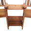 Abdoulie Rydal 2 Seater Wooden Garden Patio Love Seat and Table Set