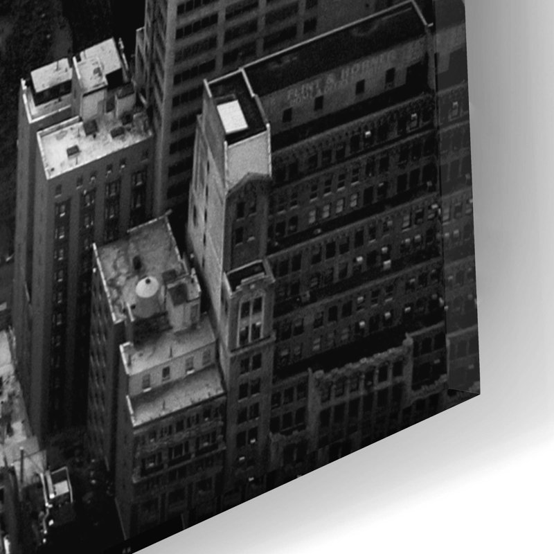 Ebern Designs «NYC Downtown II» par Nina Paponcek, art mural en verre acrylique, H 16 po x l 12 po x P 0,13 po