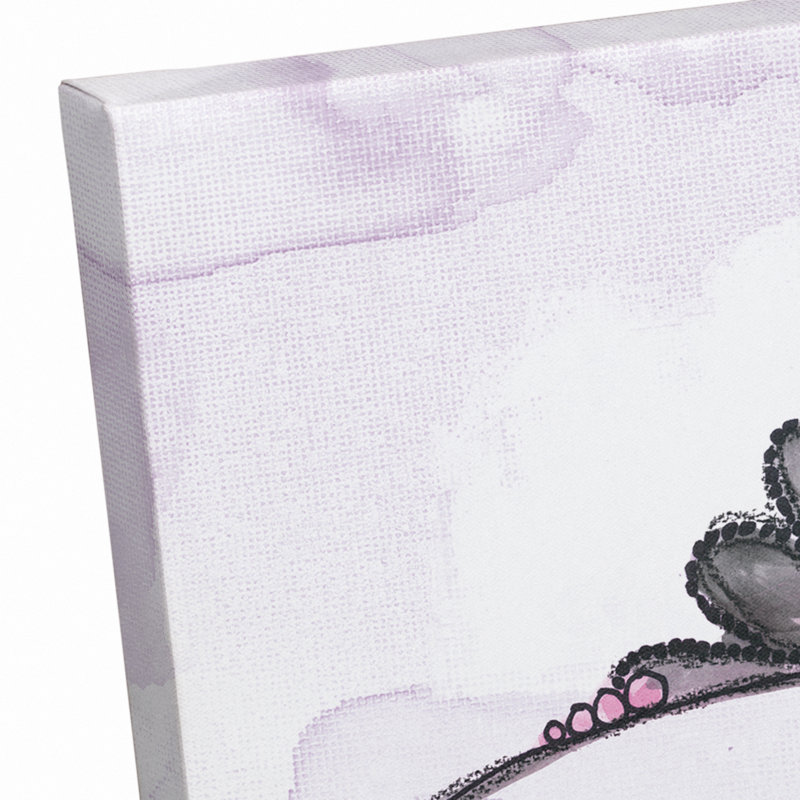 Crown Purple Print On Canvas; 092FCDA17C7B4FCA98B710659399F282 Square, 12" H x 12" W x 1.25" D
