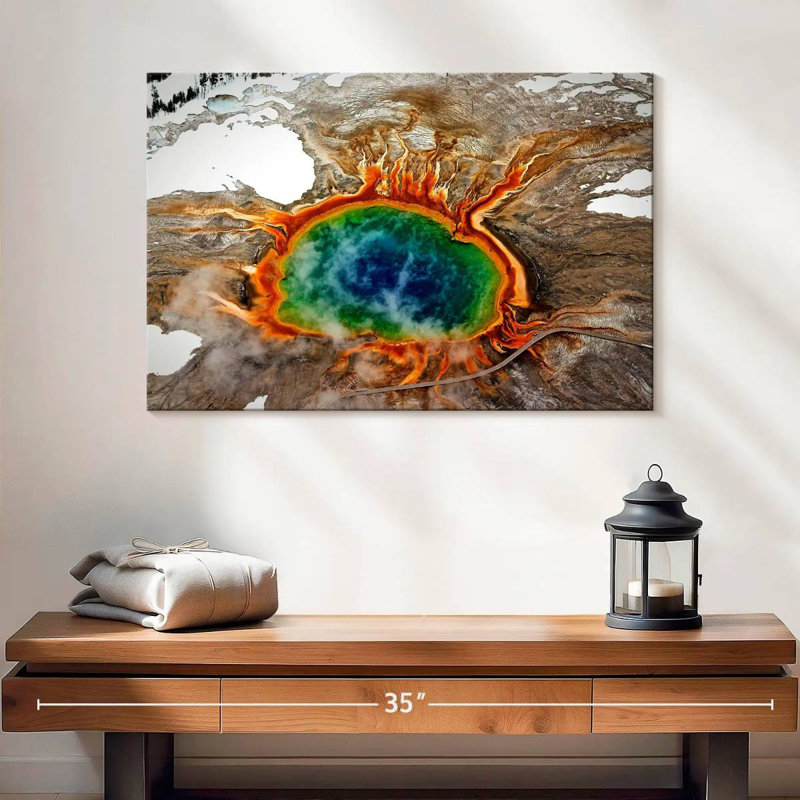 Alvord Grand Prismatic Spring Pool, 16" H x 24" W