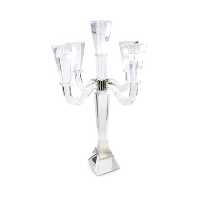 Candélabre en cristal 5 lumières