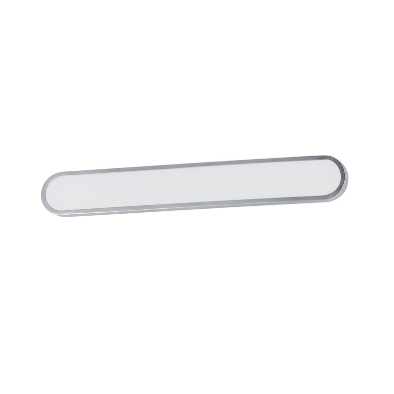 Barre d'éclairage de salle de bain à DEL Lamaria, Blanc / chrome poli