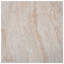 Table d'appoint Contour ovale en béton léger avec finition travertin, beige