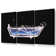 Bubble Bath Skeleton Canvas 3 Panel Set