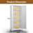 White Metal Pantry Cabinet, 75" Tall Storage with Doors & Adjustable Shelves, Freestanding Cupboard for Kitchen, Dining Room and Living Room-1065992862