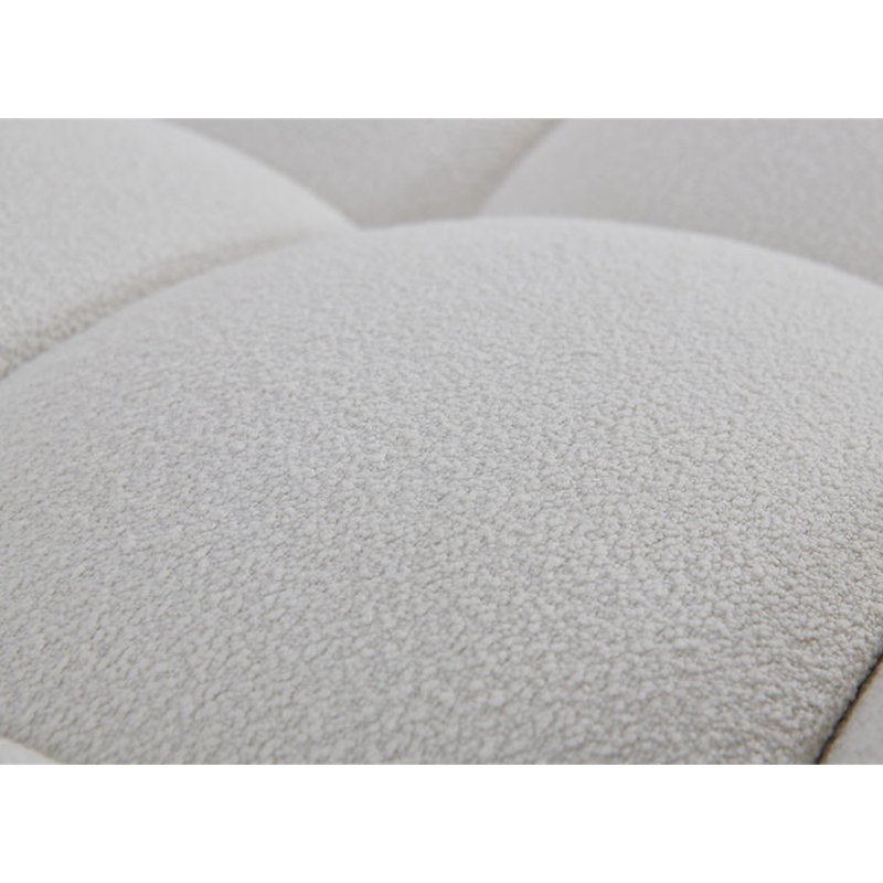 Canapé modulaire surdimensionné à bulles MI-2126B, Polyester blanc
