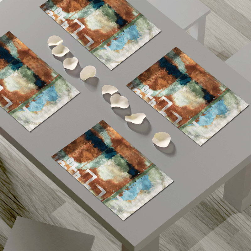 Napperon abstrait en polyester