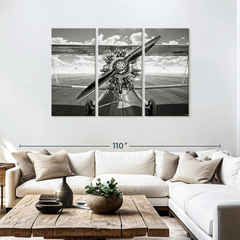 Avion Mehar Vintage Chrome, H 48 po x l 74 po