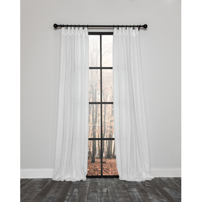 Balvina Semi Sheer Curtain Single Panel