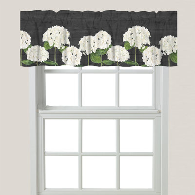Floral Tailored Window Valance