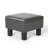 Okan Faux Leather Ottoman-1230135735