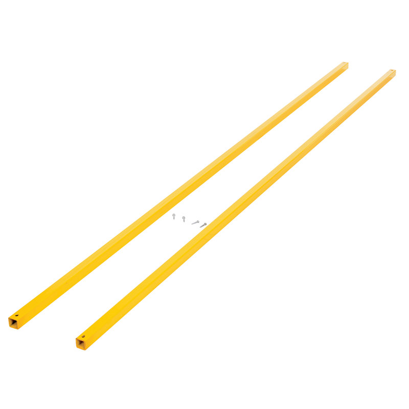 Panneau de clôture en métal, H 1,25 po x l 1,25 po x P 95,88 po