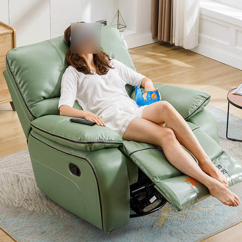 Fauteuil inclinable Kyann, Similicuir vert