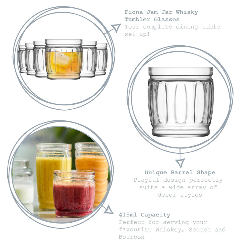 415ml Whiskey Glass, 6