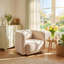 Fauteuil d'appoint C39,37 po x P 34,25 po x H 28,35 po