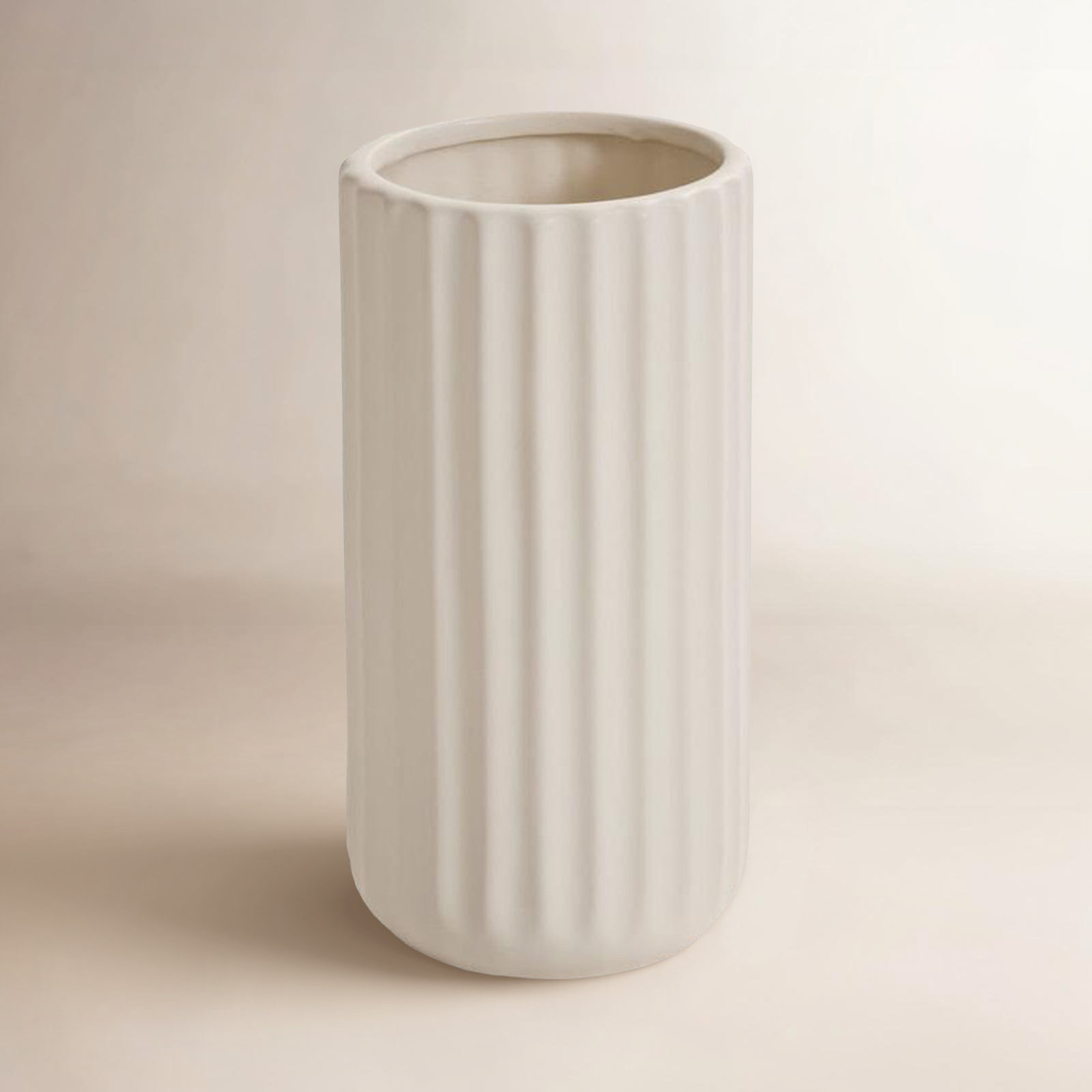 Adriane Table Vase, White
