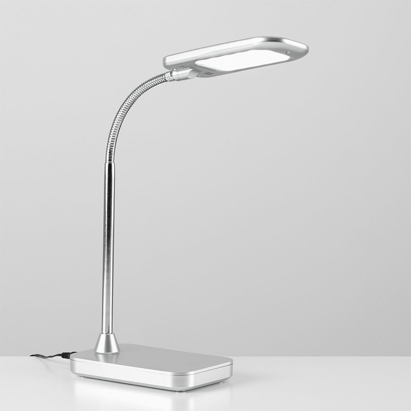 Solok Plastic Desk, Silver
