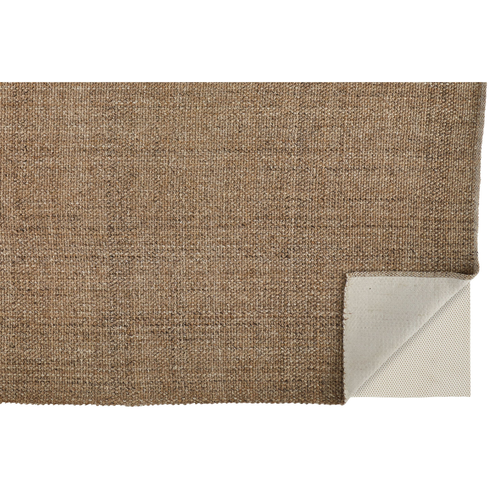 Fleurette Handmade Brown Rug, Rectangle 2' x 3'
