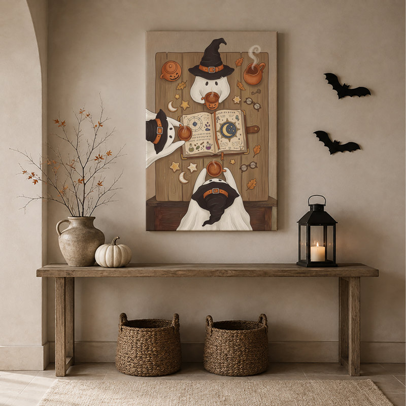 Art mural sur toile Halloween, H 24 po x l 18 po