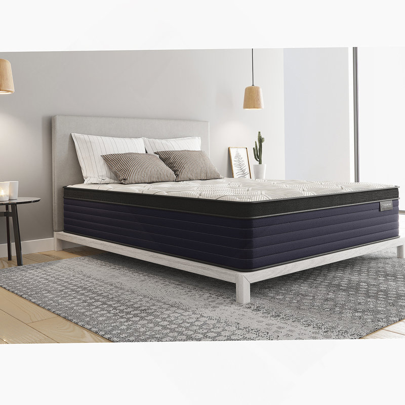 Matelas hybride avancé avec soulagement de la pression et régulation de la température pour une expérience de sommeil optimale, très grand