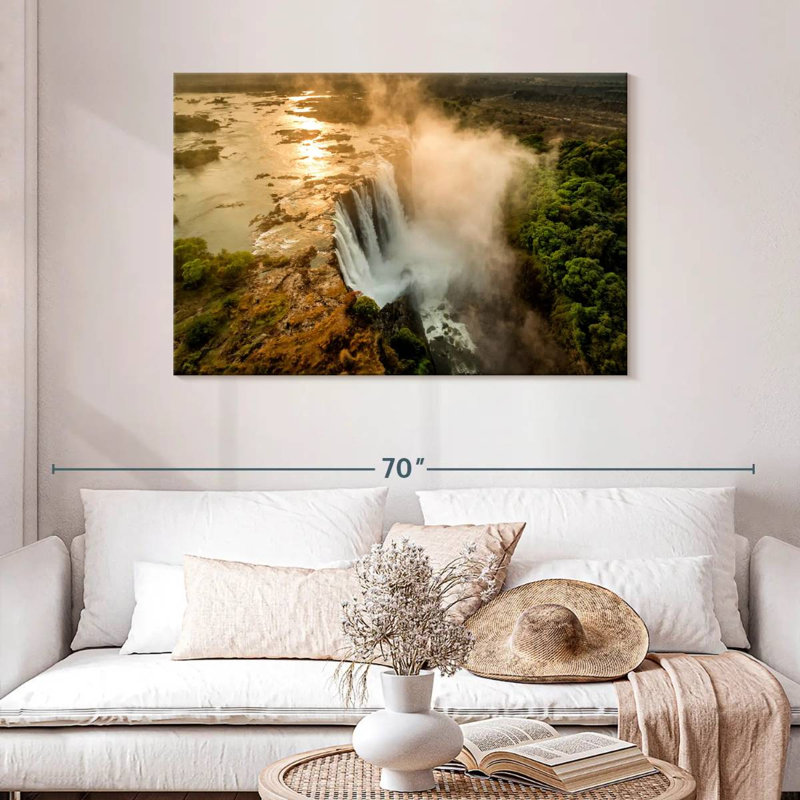 Alvord Victoria Falls Sunrise, H 30 po x l 45 po