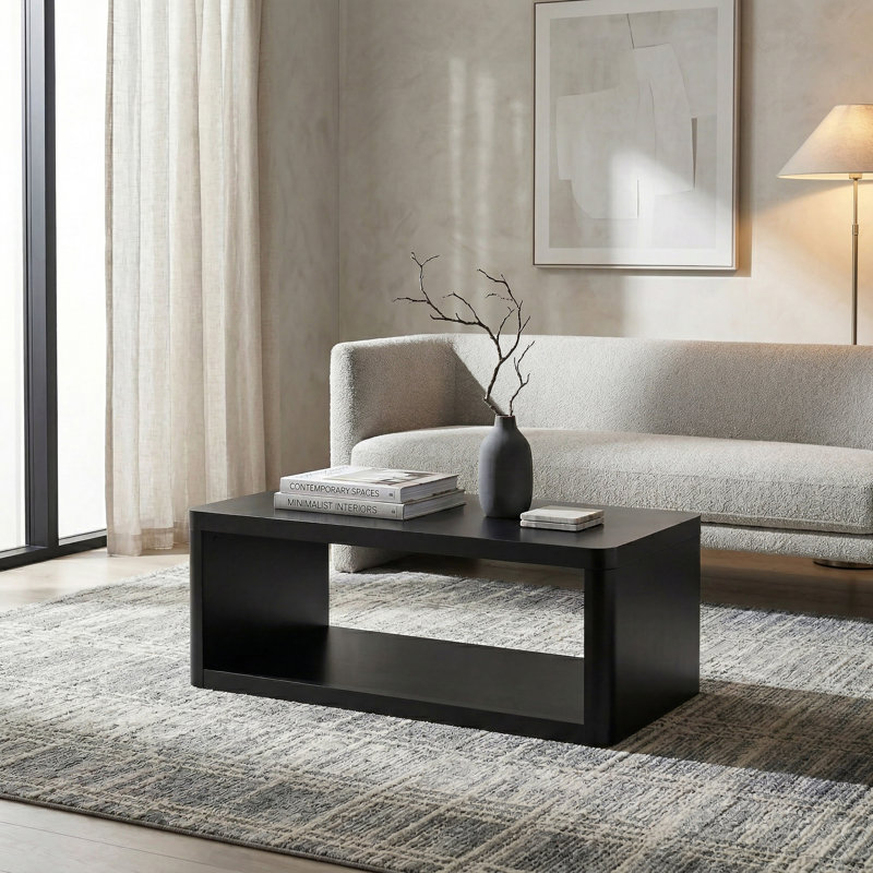 Noah Black Coffee Table, Black