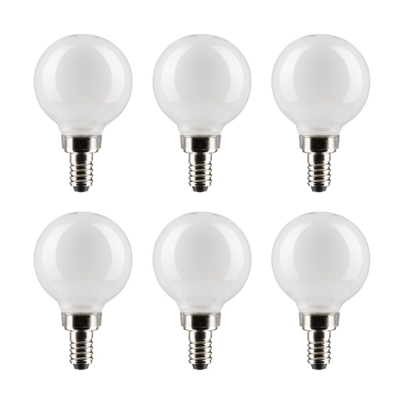 4,5 W (équivalent à 40 W), ampoule DEL G16,5 à intensité variable, culot E12 / candélabre, 2700 K
